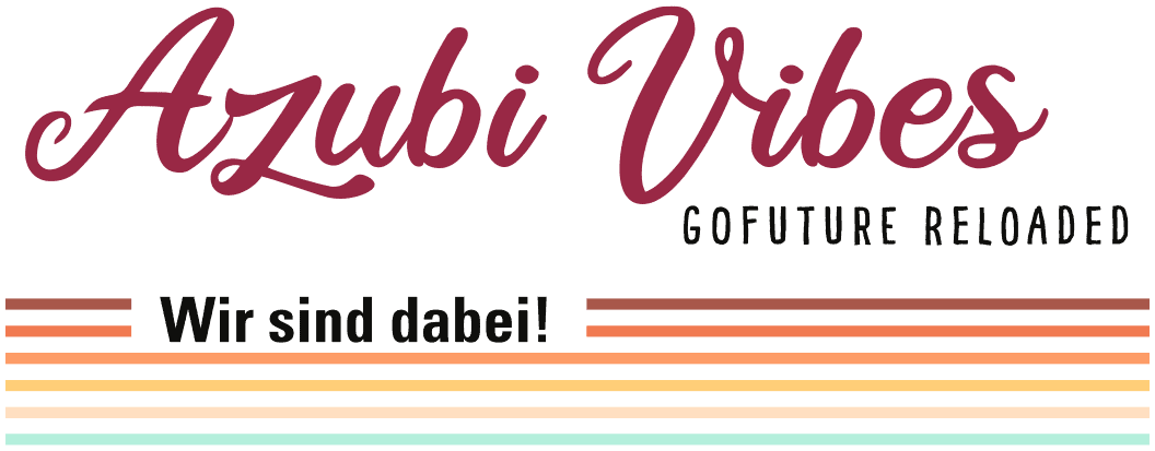 Azubivibes logo claim sRGB Online